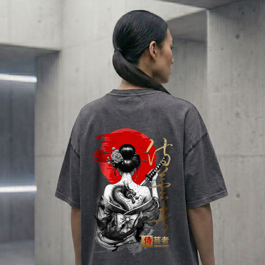 Samurai Geisha Oversized Shirt