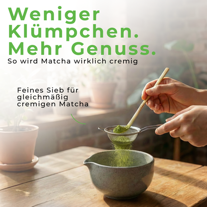 Matcha Zeremonie Set - steingrau