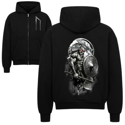 Huskarl Viking Oversized Zipper Hoodie