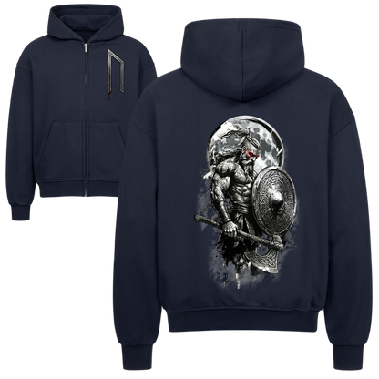 Huskarl Viking Oversized Zipper Hoodie