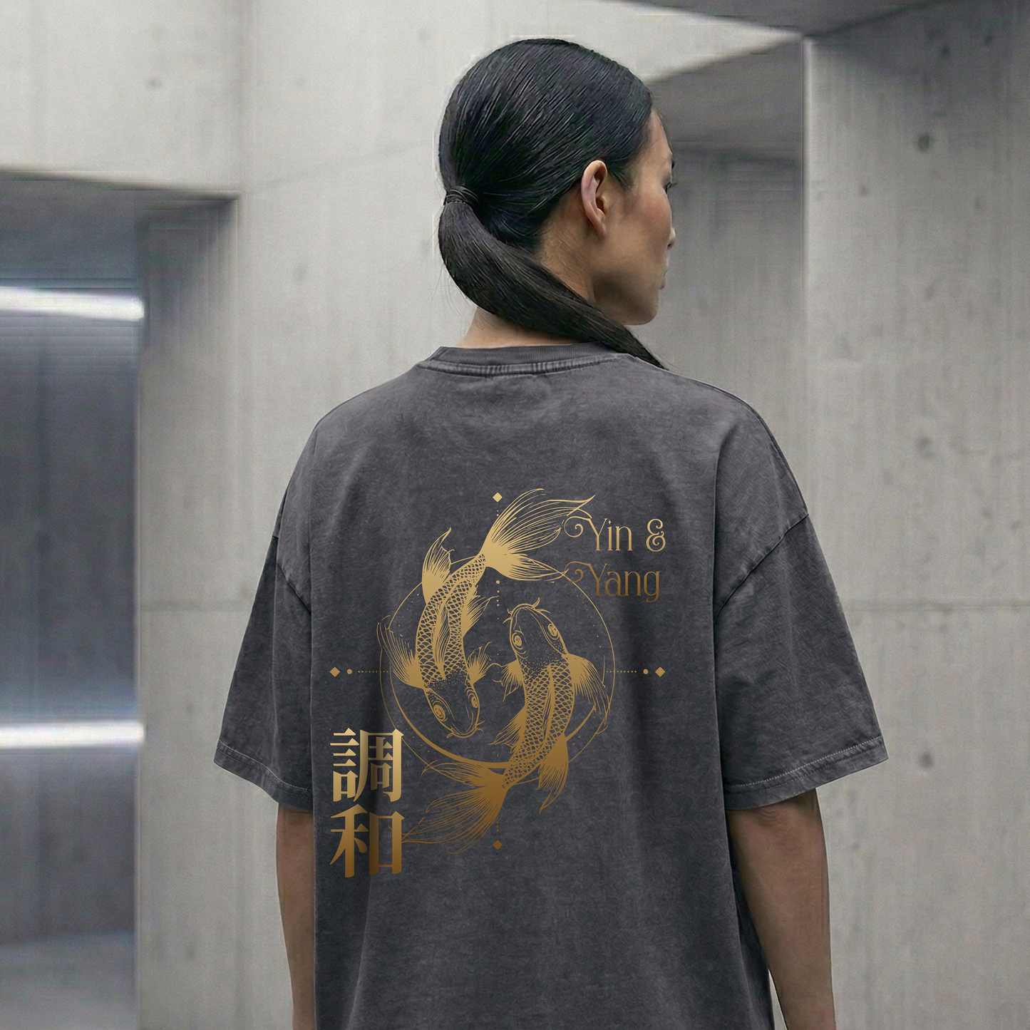 The Koi Harmony Oversized Shirt