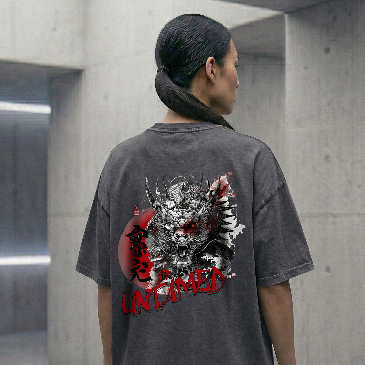 Untamed Dragon Oversized Shirt