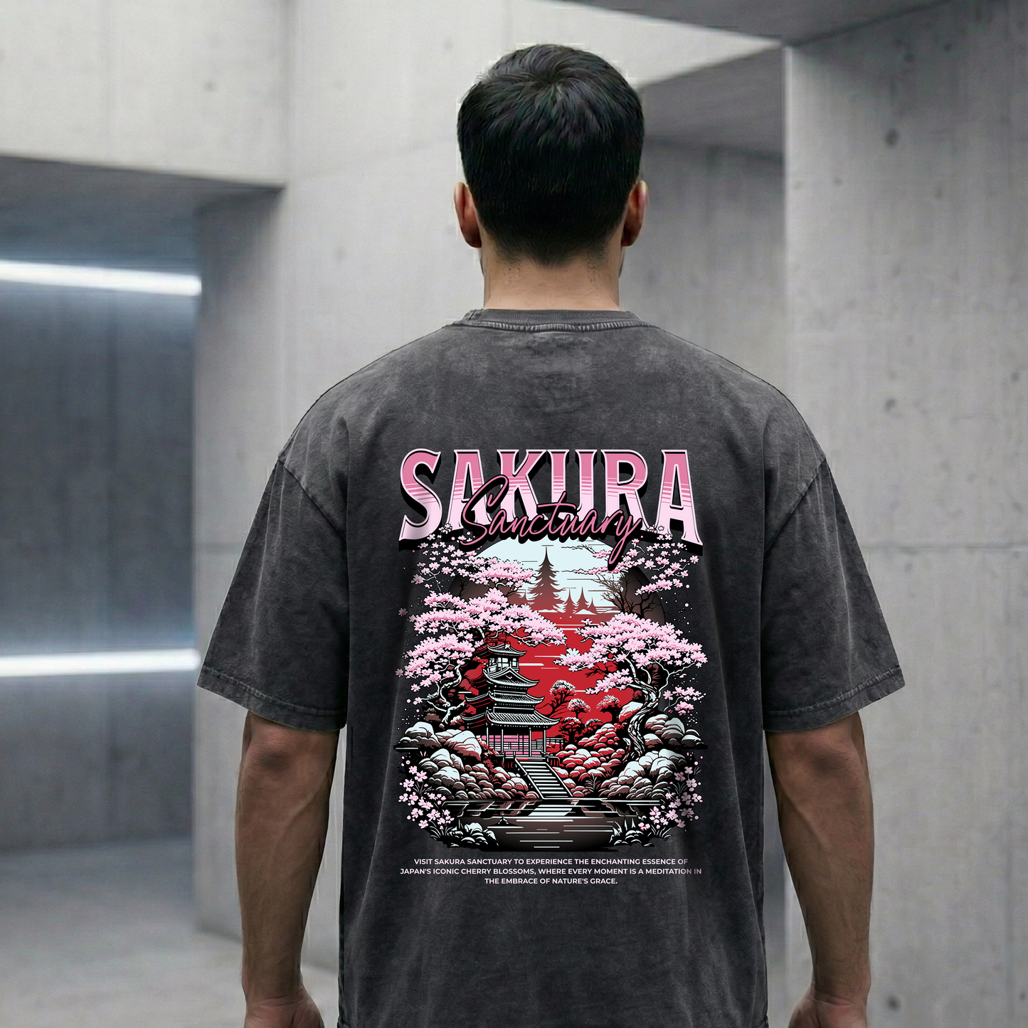 Sakura Sanctuary Oversized Shirt