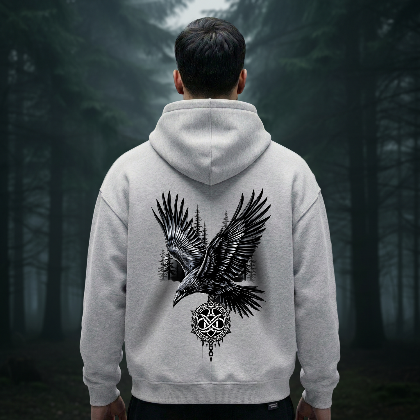 Odins Rabe Oversized Zipper Hoodie